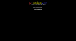Desktop Screenshot of getrandom.com