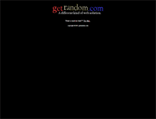 Tablet Screenshot of getrandom.com
